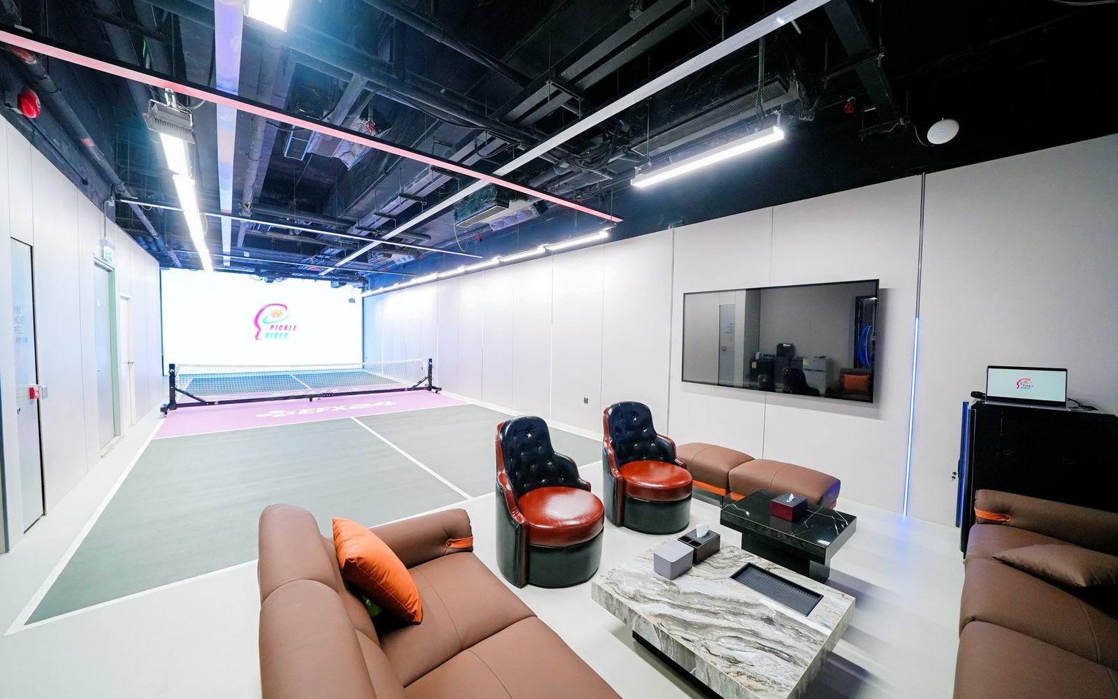 The EFX24 VIP court with its own lounge