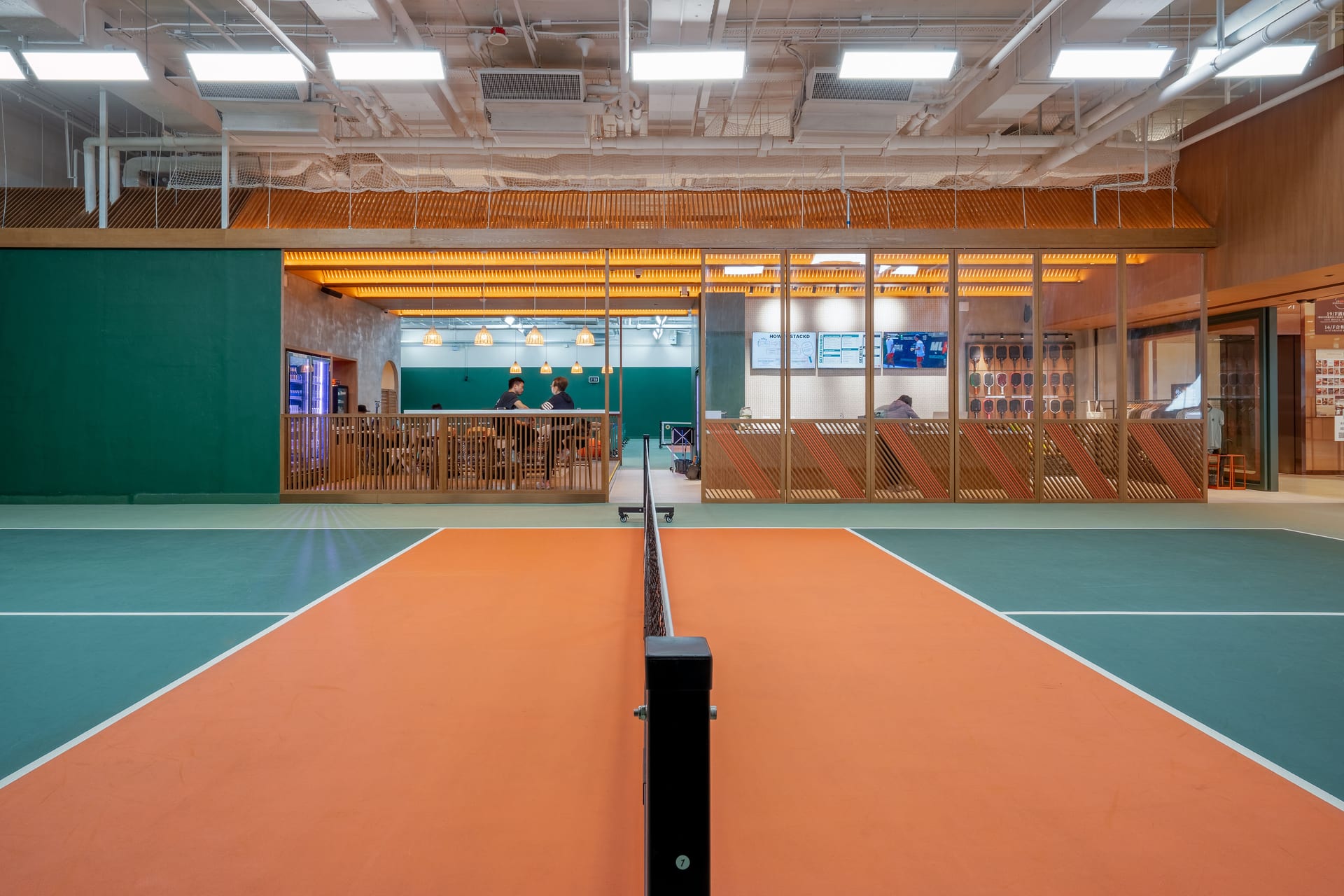 Regulation nets and the orange non-volley zone